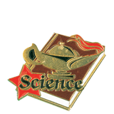 Science Lamp Lapel Pin