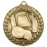 Hockey Wreath Medal 2.75