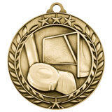 Hockey Wreath Medal 1.75