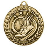 Track Wreath Medal 1.75