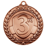 Third Place Wreath Medal 1.75