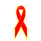 HIV/AIDS Awareness Ribbon Pin